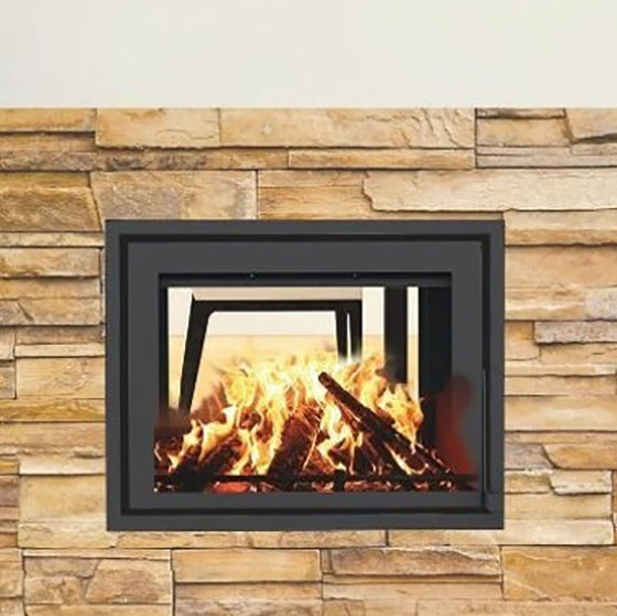 Canature Taurus SI Double Sided Insert (Unit Only) wood burning fireplace