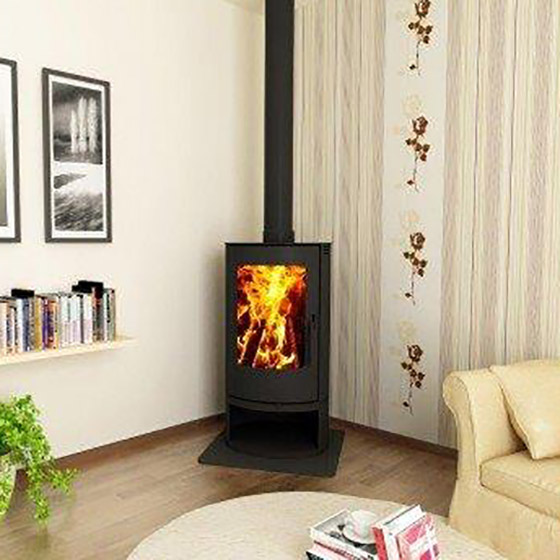 Canature Cosmo CWF3 Floorstanding wood burning fireplace
