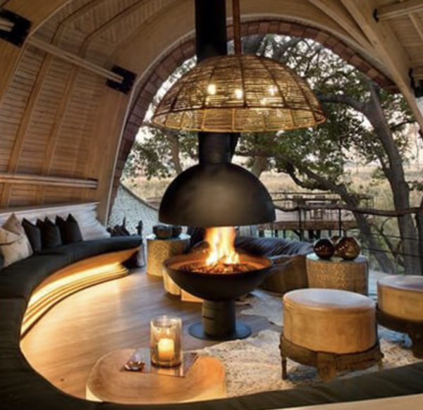 Signi - Ball Suspended Fireplace