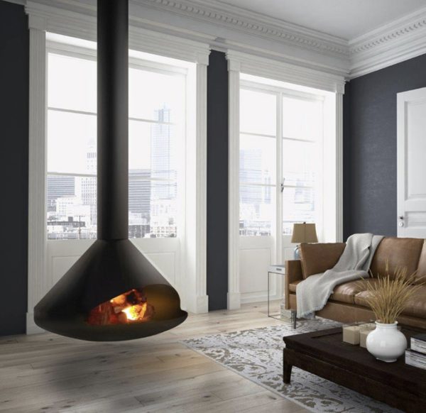 Signi - Cone Suspended Fireplace - Image 2