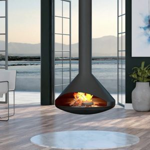 Signi - Cone Suspended Fireplace