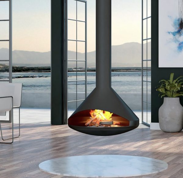 Signi - Cone Suspended Fireplace