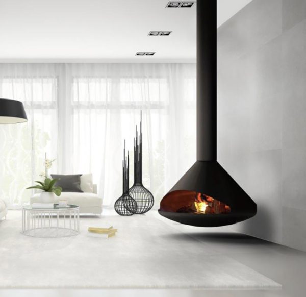 Signi - Cone Suspended Fireplace - Image 3